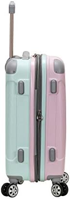 Rockland London Hardside Spinner Wheel Luggage, Mint, Carry-On 20-Inch - Image 2