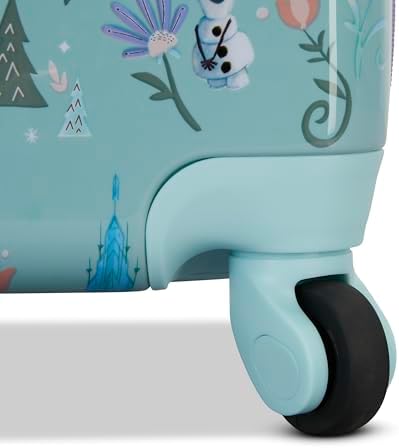 American Tourister Disney Frozen Carry-On Luggage - Airline Approved, Durable Hardshell with Favorite Frozen Characters - Roll Confidentially with Spinner Wheels & Colorful Adjustable Handle - Image 4