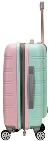 Rockland Melbourne Hardside Expandable Spinner Wheel Luggage, Mint, Carry-On 20-Inch - Image 5