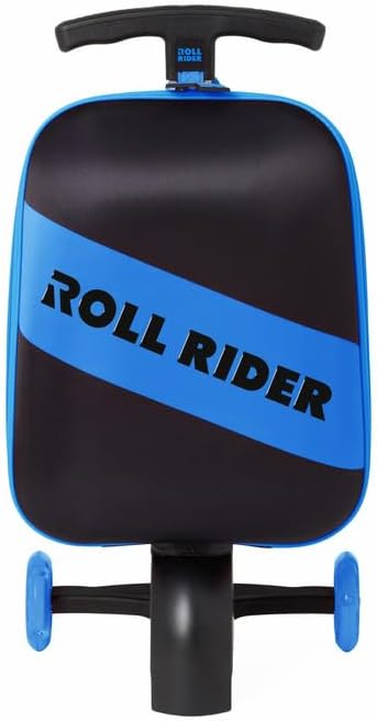 Kids Scooter Luggage - 2-in-1 Ride-On Suitcase with Light-Up Wheels & Adjustable Handle|Carry-On Approved & TSA-Friendly| Fun, Durable, Lightweight Travel Scooter for Boys & Girls Ages 3-10