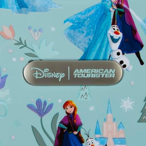 American Tourister Disney Frozen Carry-On Luggage - Airline Approved, Durable Hardshell with Favorite Frozen Characters - Roll Confidentially with Spinner Wheels & Colorful Adjustable Handle - Image 8