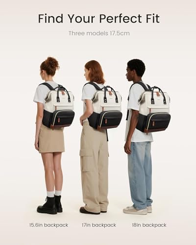 LOVEVOOK Laptop Backpack for Women, 15.6 Inch Work Business Backpacks Purse With Large Capacity, Waterproof Nurse Bag College Bookbag for School, Waterproof Casual Daypack for Travel - Image 5