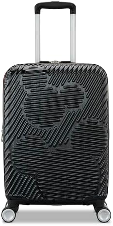 American Tourister Mickey Mouse Carry-On Luggage - Airline Approved, Durable Hardshell with RightHeight Adjustable Handle - Expands 1.5in - Roll Confidentially with Dual 360 Spinner Wheels - Image 2