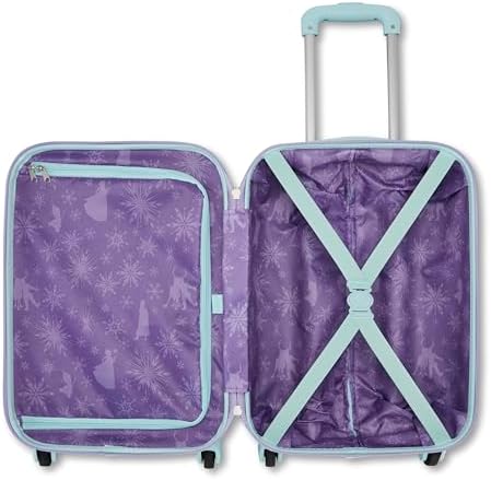 American Tourister Disney Frozen Carry-On Luggage - Airline Approved, Durable Hardshell with Favorite Frozen Characters - Roll Confidentially with Spinner Wheels & Colorful Adjustable Handle - Image 6