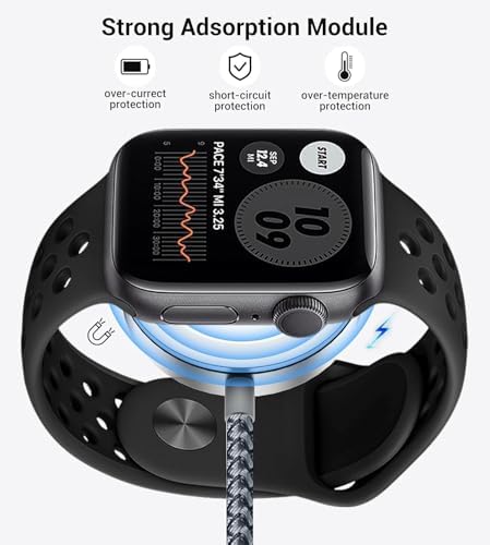 Temdan for Travel Essentials,3 in 2 USB C Cable for Apple Watch Charger/iPhone 17 Charger/Lightning,Multi Charging Cable Cord,Vacation Camping Essentials,Portable Designed for iWatch &iPhone 16-12-4FT - Image 6