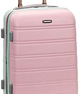 Rockland Melbourne Hardside Expandable Spinner Wheel Luggage, Mint, Carry-On 20-Inch