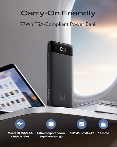 20000mAh Power Bank Fast Charging, Portable Charger with 4 Built-in Cables & 6 Outputs, 20W PD USB C Battery Pack Compatible with iPhone 16/15, Galaxy, Android, iPad & More (Travel Essential) - Image 6