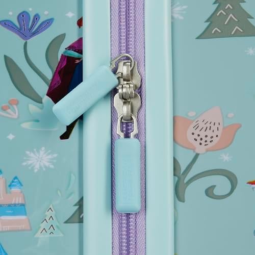 American Tourister Disney Frozen Carry-On Luggage - Airline Approved, Durable Hardshell with Favorite Frozen Characters - Roll Confidentially with Spinner Wheels & Colorful Adjustable Handle - Image 7