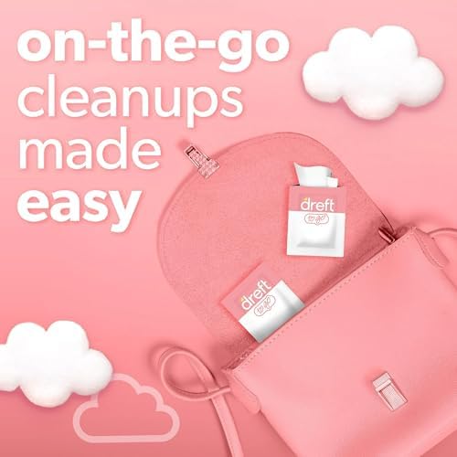 Dreft Stain Remover Wipes for Baby Clothes – Travel Size Stain Remover, Individually Wrapped for On-the-Go Use – Mild on Skin & Safe for Baby Clothes – 20 Count - Image 5