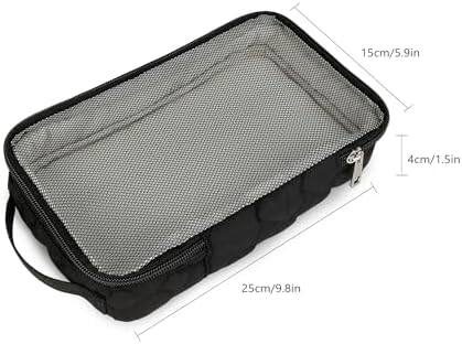 Baby Diaper Bag Organizer Pouches - 2 Pack Waterproof Pod Hanging Diaper Bag Mesh Bag Reusable, Washable or Baby Cloth Diapers (Black&White) - Image 6