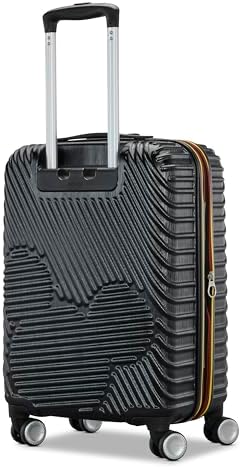 American Tourister Mickey Mouse Carry-On Luggage - Airline Approved, Durable Hardshell with RightHeight Adjustable Handle - Expands 1.5in - Roll Confidentially with Dual 360 Spinner Wheels - Image 3