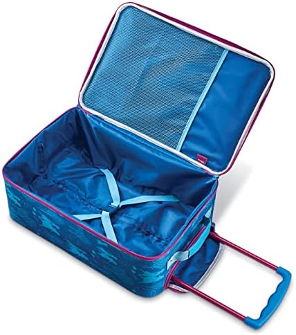 American Tourister Kids' Disney Softside Upright Luggage, Frozen Destiny, Carry-On 18-Inch - Image 2