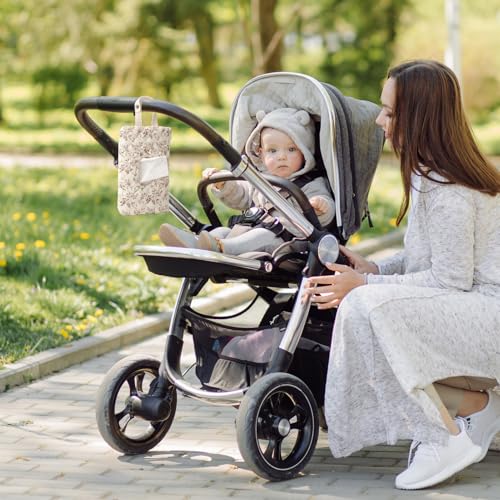 Travel Baby Wipes Case - Refillable Waterproof Wet Wipe Dispenser and Diaper Pouch, Compact Organizer for Bottles, Clothes, Toys, and Pacifiers, Ideal for Walking, Outdoor Activities, Car, or Home Use - Image 3