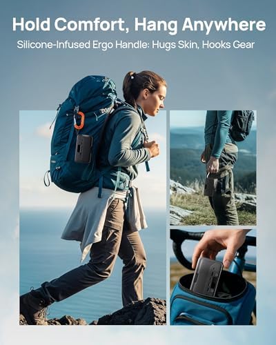 2026 Portable Power Station 28000mAh LiFePO4 Battery, Solar Power Bank with AC Outlet 100W/110V, USB-C PD Two-Way Fast Charging Samll Generator for Laptop, Camping, Home, Office, TSA Approved - Image 8