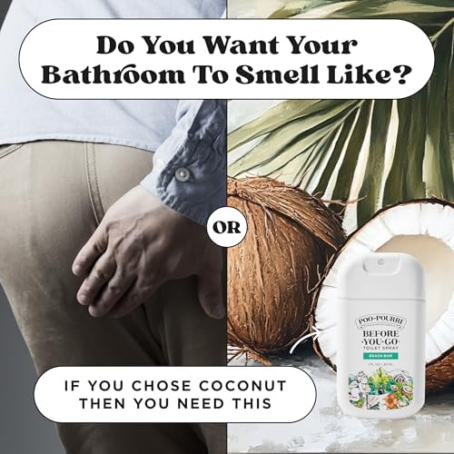 Poo-Pourri Before-You-Go Pocket Toilet Spray, Travel Essentials, Beach Bum, 1 Fl Oz, Up to 50 Uses, On-The-Go Bathroom Odor Deodorizer with Essential Oils, TSA Approved Size, Coconut Orchid Scent - Image 8