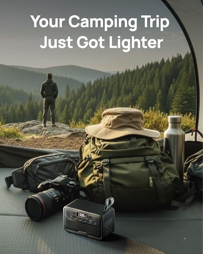 2026 Portable Power Station 28000mAh LiFePO4 Battery, Solar Power Bank with AC Outlet 100W/110V, USB-C PD Two-Way Fast Charging Samll Generator for Laptop, Camping, Home, Office, TSA Approved - Image 7