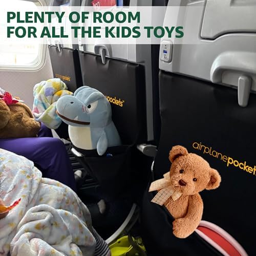 Airplane Pockets - Airplane Accessories - Plane Travel Essentials - Travel Organizer - Seat Storage Organizer - Air Travel Essentials - Seat Back Organizer - International Travel Must-Have - Image 5